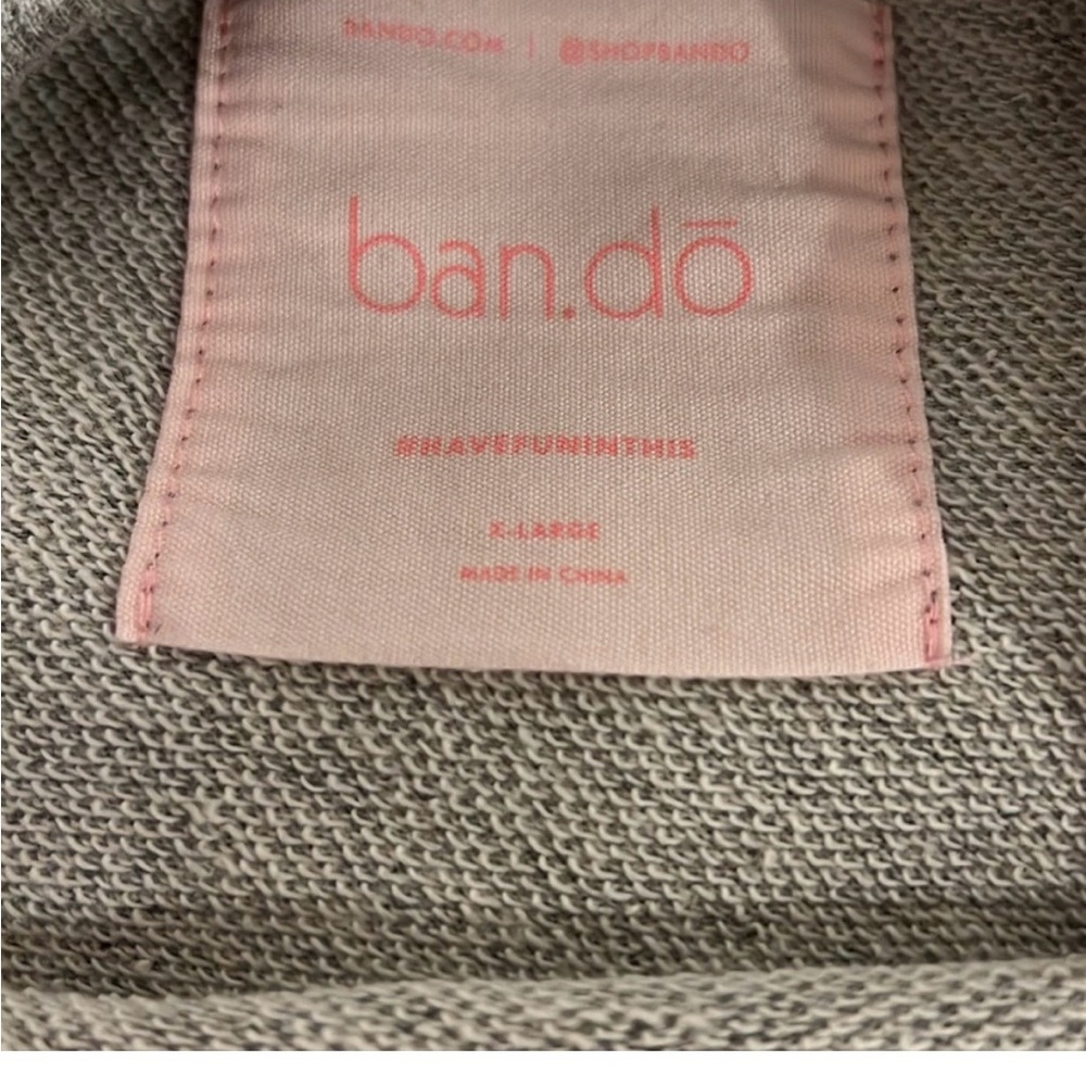 ban.do Pink and Gray Sweatshirt - Picture 2 of 4